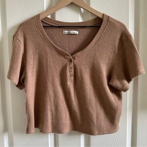 Abercrombie Waffle Knit Top